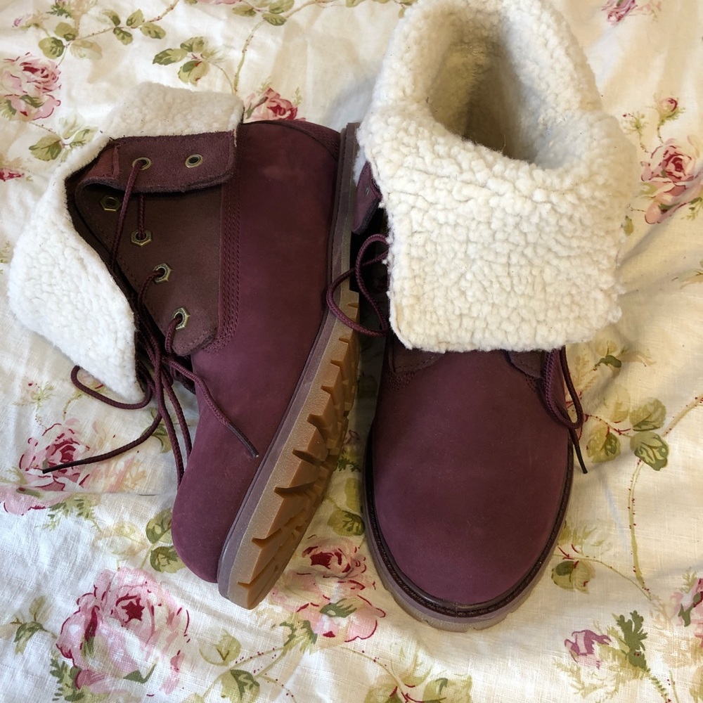 Timberland Teddy Fleece Fold Down Boots
